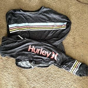 Hurley womens pj set. Size large. Never worn.